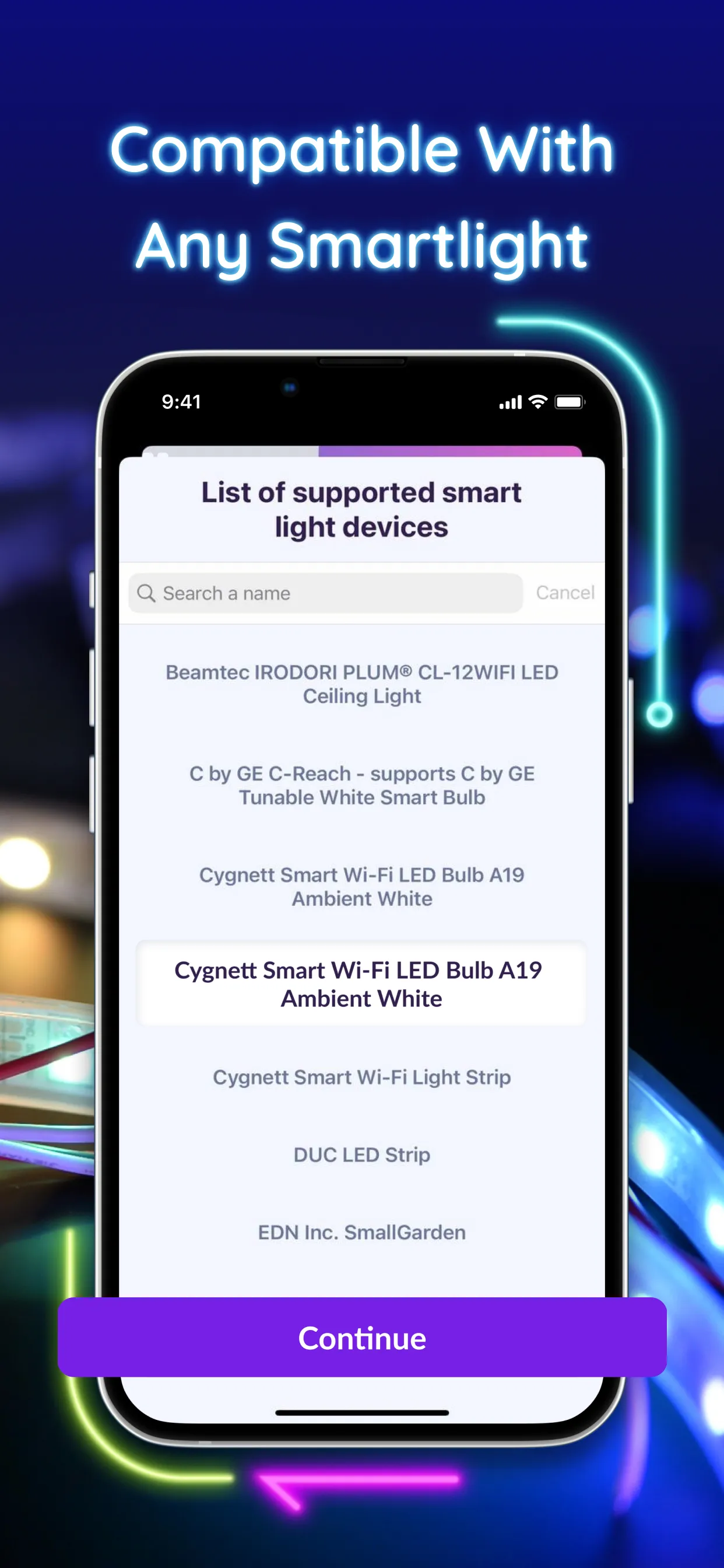 LED Light Controller Smart Led | Indus Appstore | Screenshot