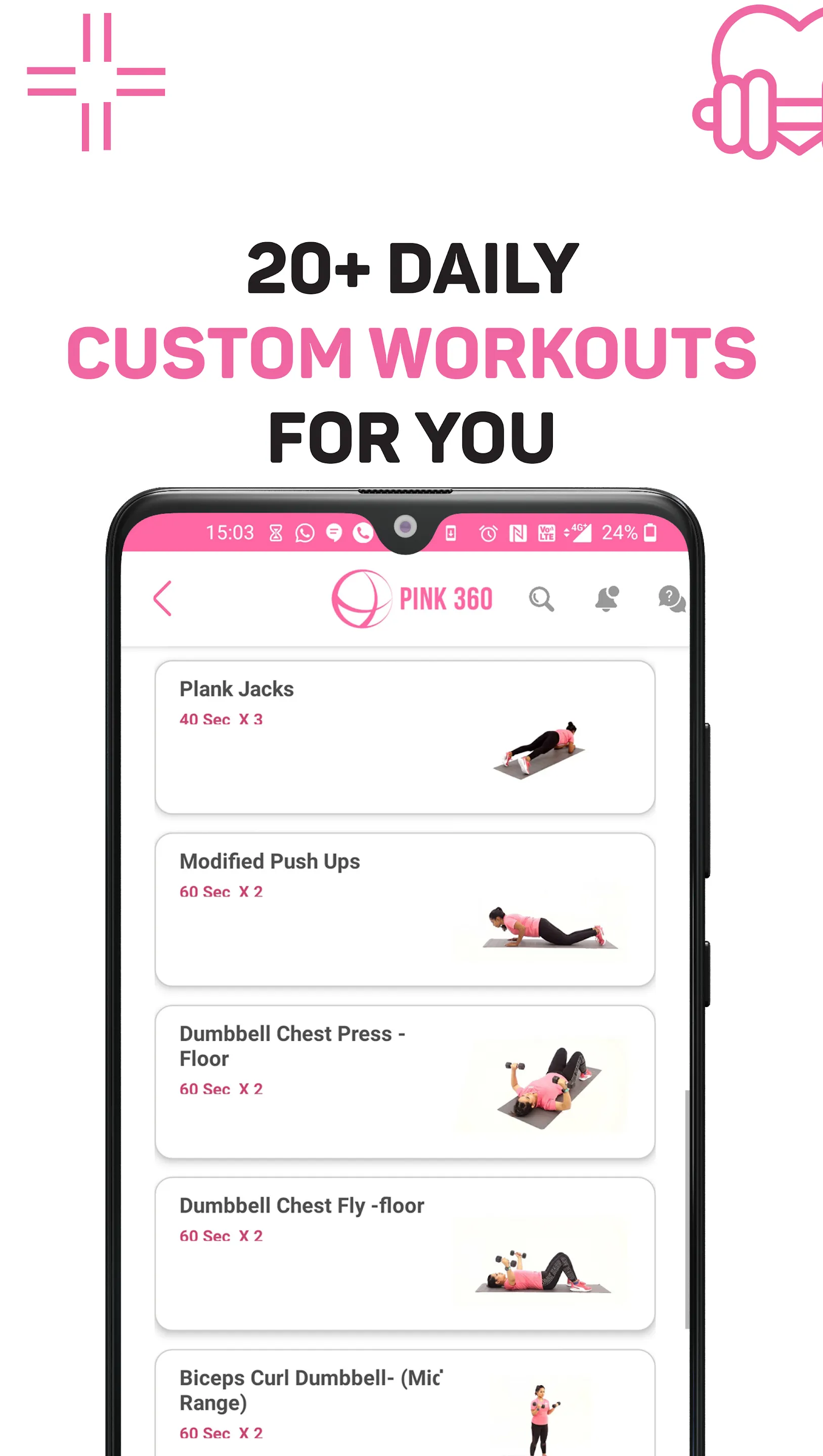 Pink 360 - Fitness, Diet Plans | Indus Appstore | Screenshot