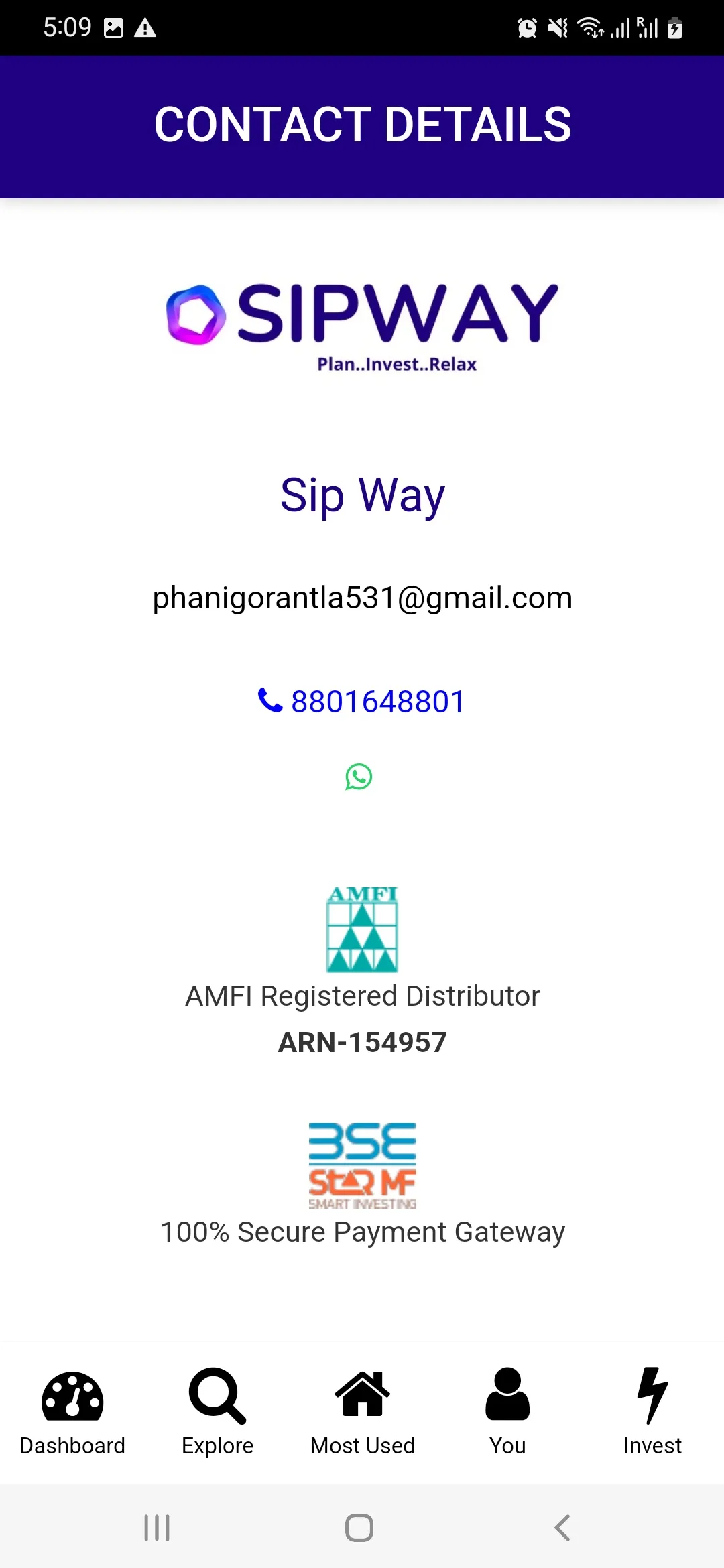 SIPWay - For Financial Freedom | Indus Appstore | Screenshot