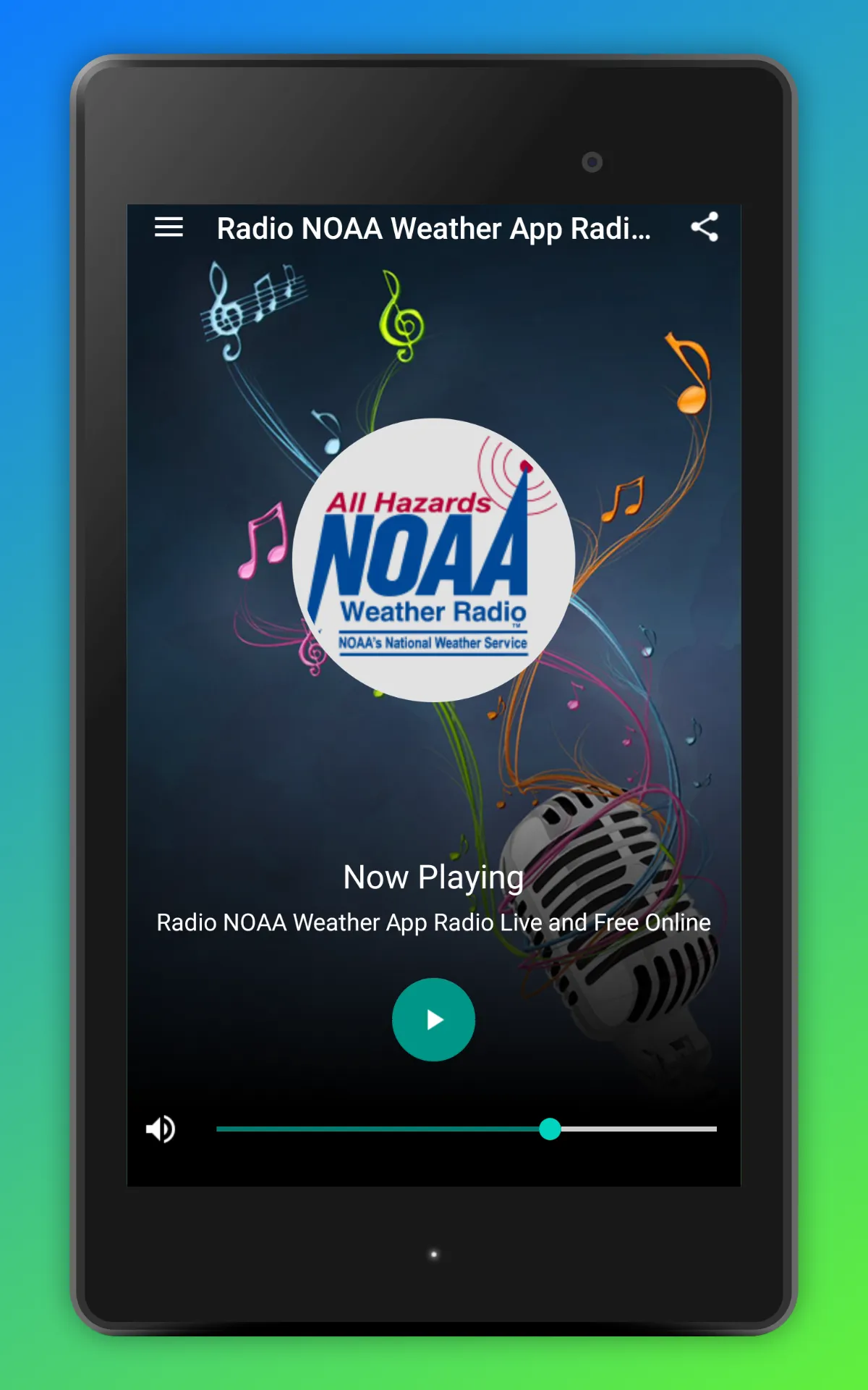 NOAA Weather Radio App Online | Indus Appstore | Screenshot