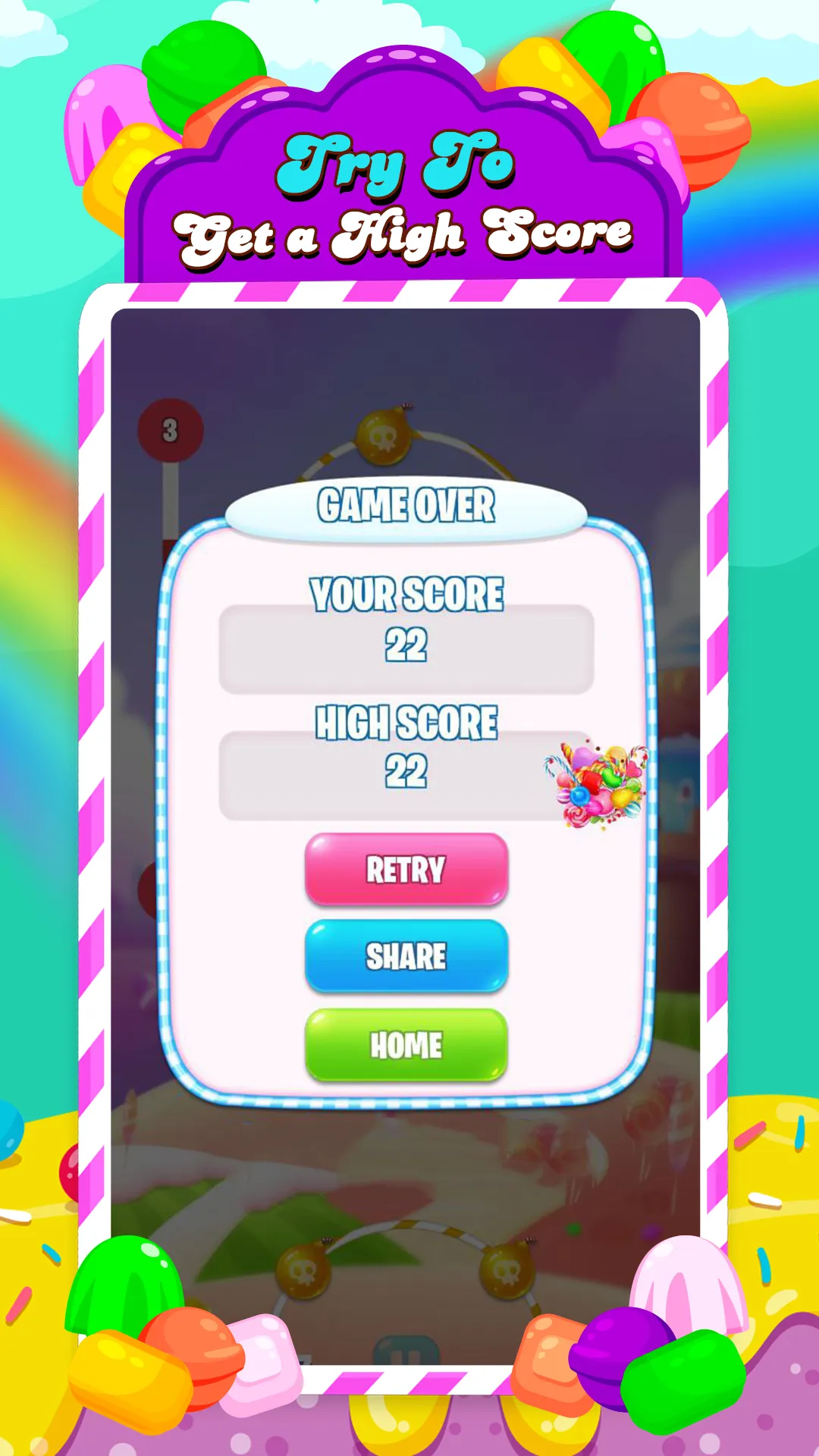 Candy Jump Survival Challenge | Indus Appstore | Screenshot