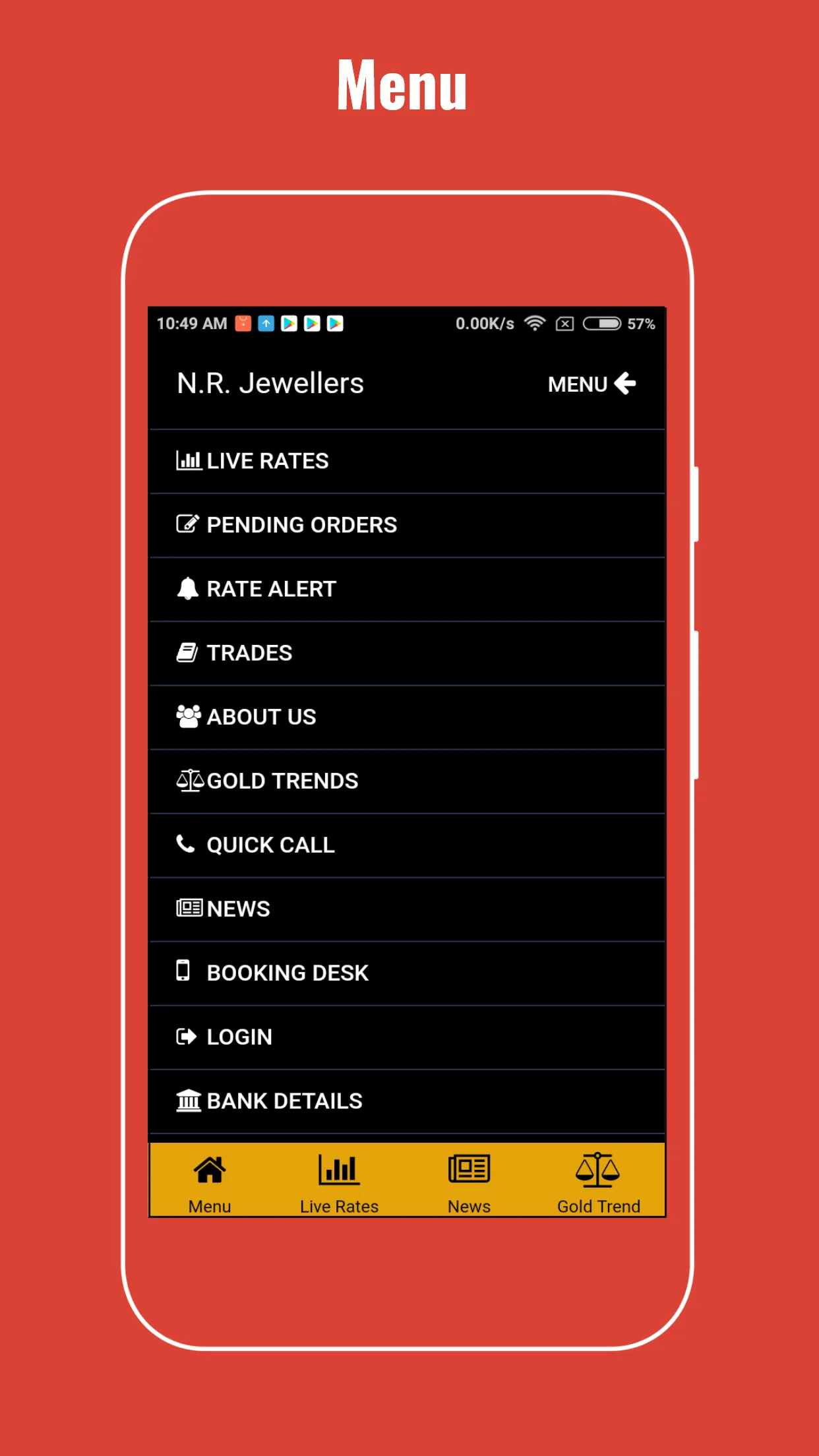 NR Jewellers - Surat Bullion L | Indus Appstore | Screenshot