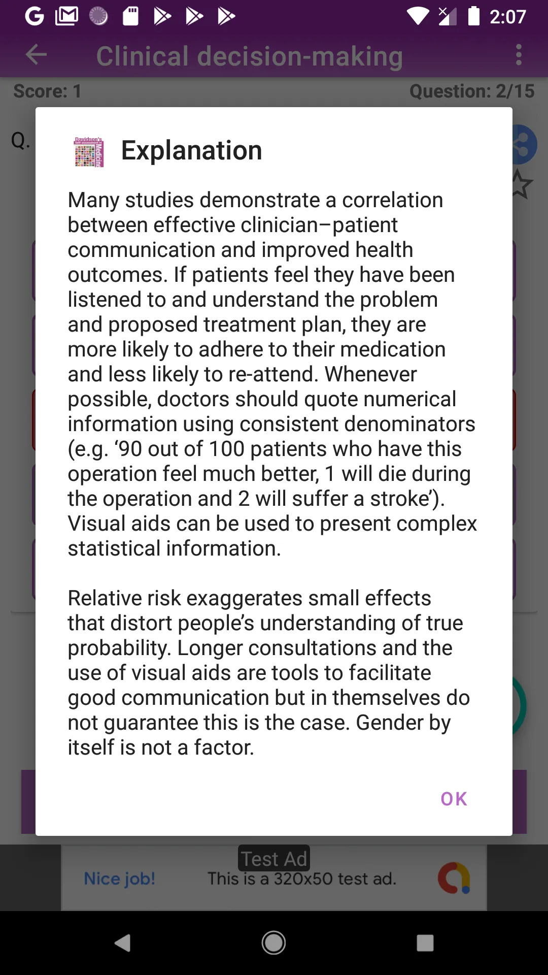 Medicine Self Assessment MCQs | Indus Appstore | Screenshot