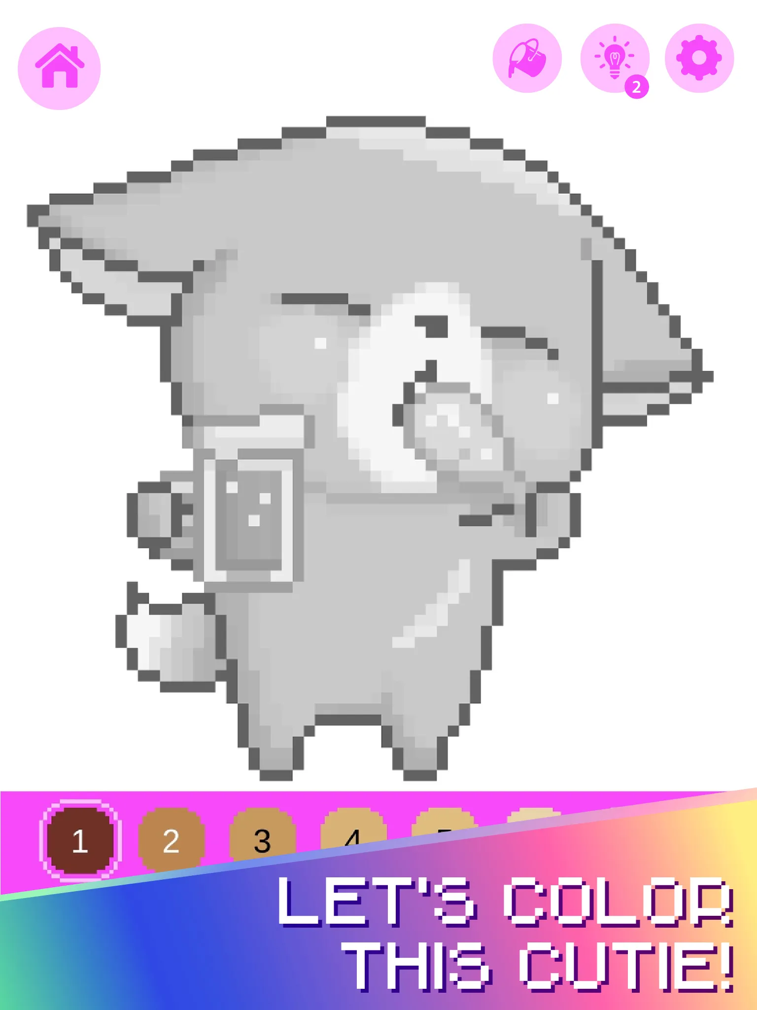 Kawaii Pixel Coloring Book | Indus Appstore | Screenshot