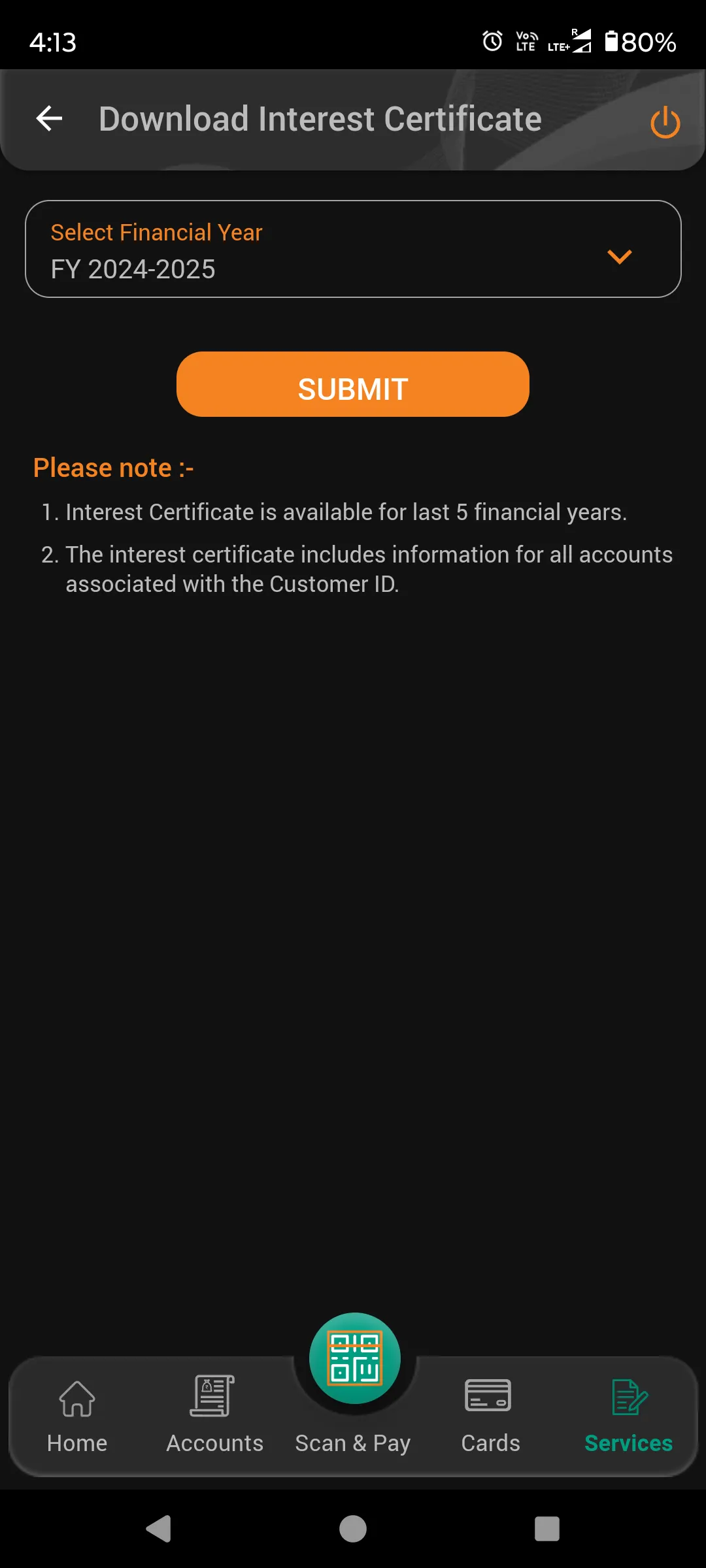 IDBI Bank GO Mobile+ | Indus Appstore | Screenshot