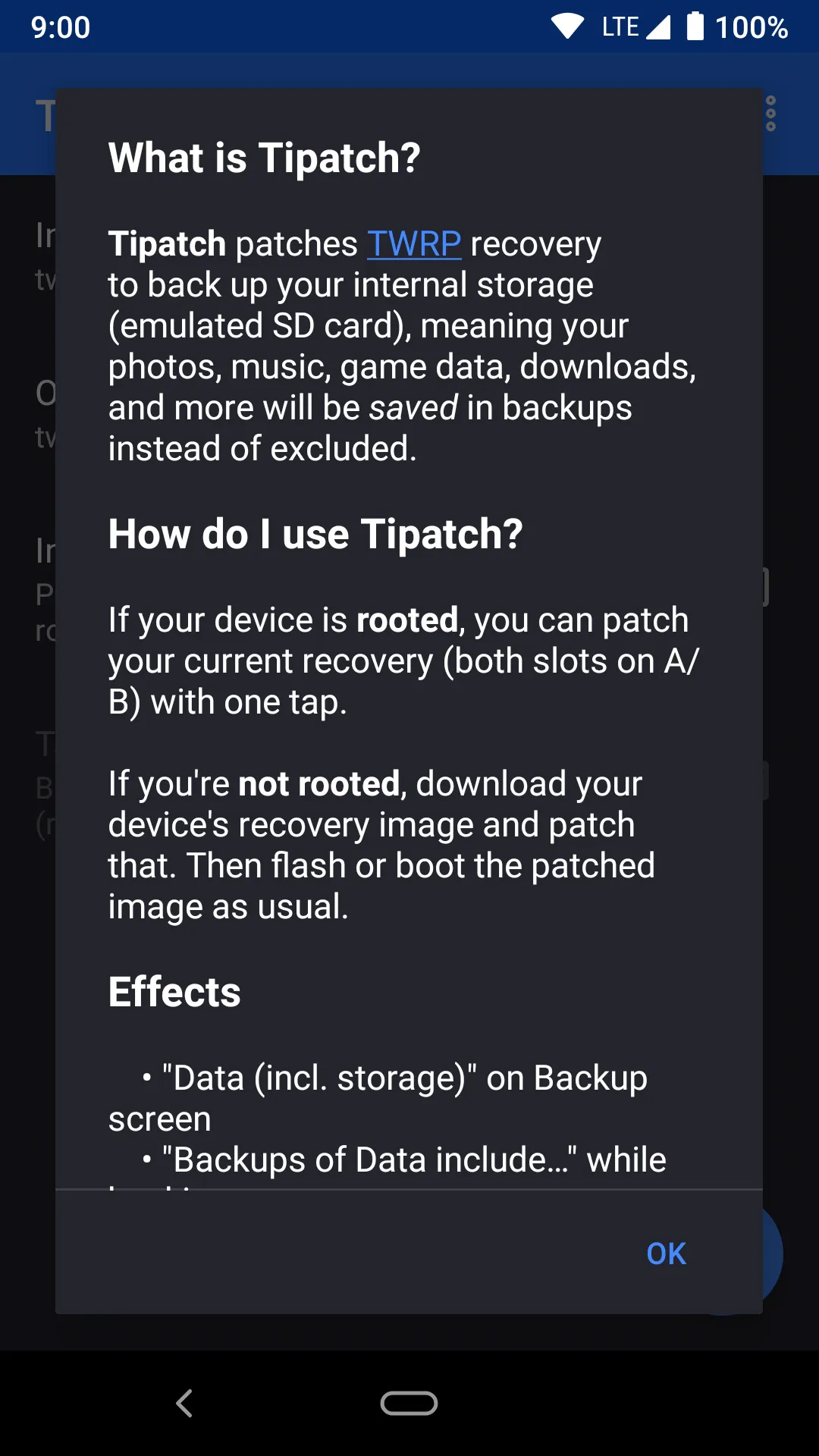 Tipatch • Backup internal stor | Indus Appstore | Screenshot