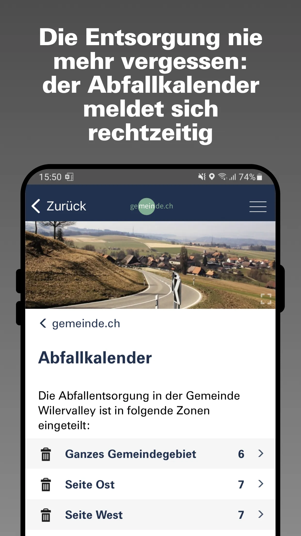 Gemeinde.ch | Indus Appstore | Screenshot