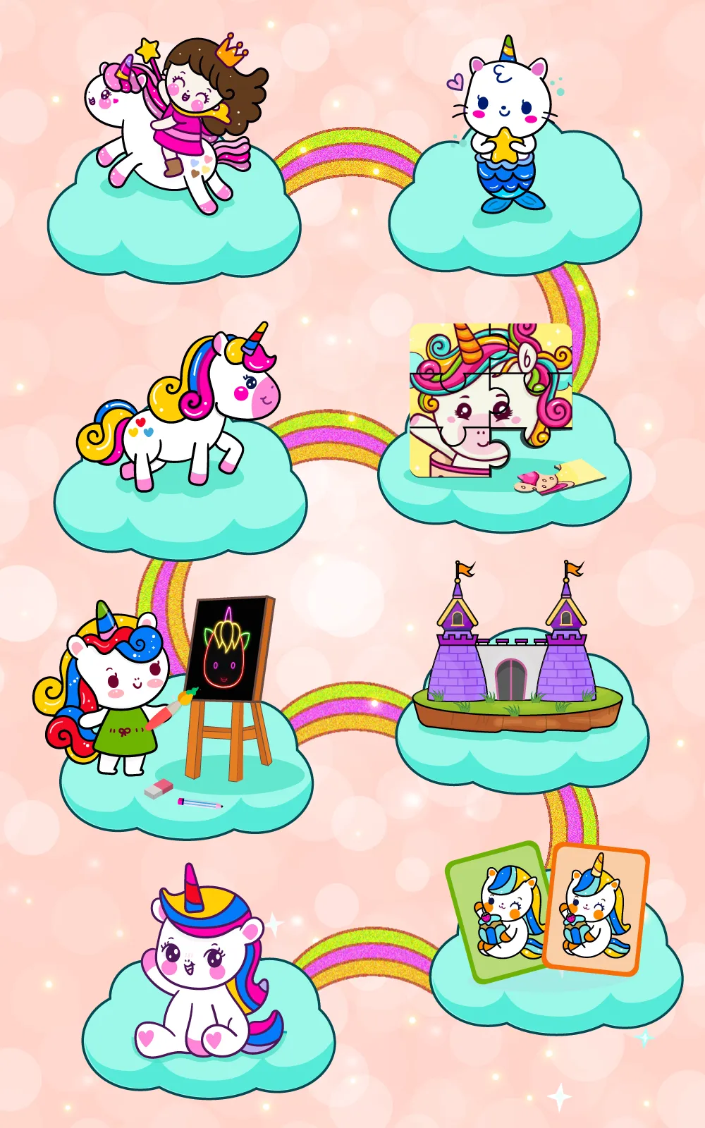 Unicorn Coloring Girl Games | Indus Appstore | Screenshot