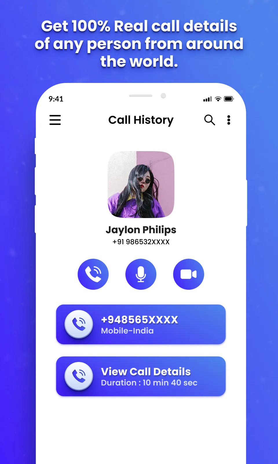 Call History Of Any Number | Indus Appstore | Screenshot