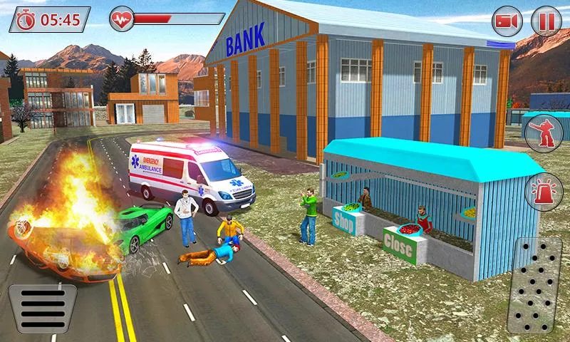 Ambulance Robot City Rescue | Indus Appstore | Screenshot