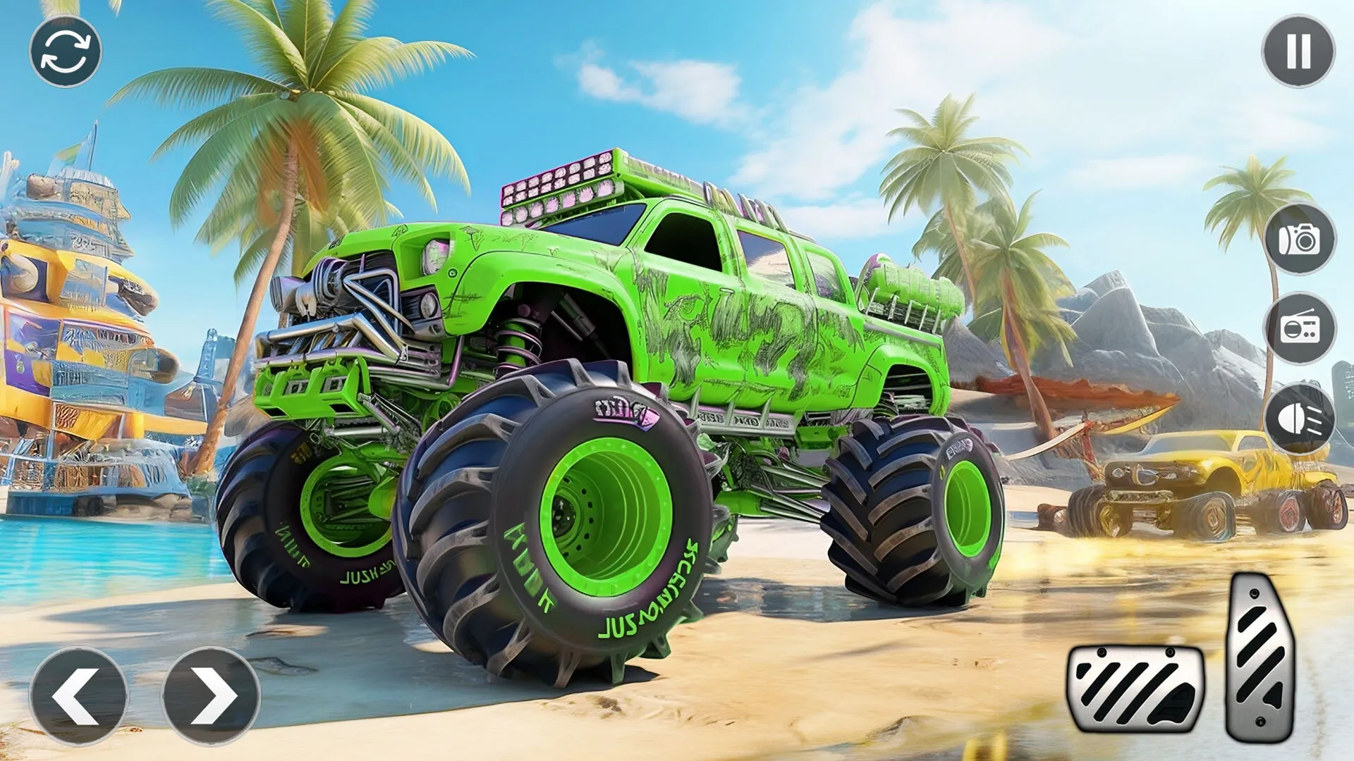 Monster Truck Stunt -Car Crash | Indus Appstore | Screenshot