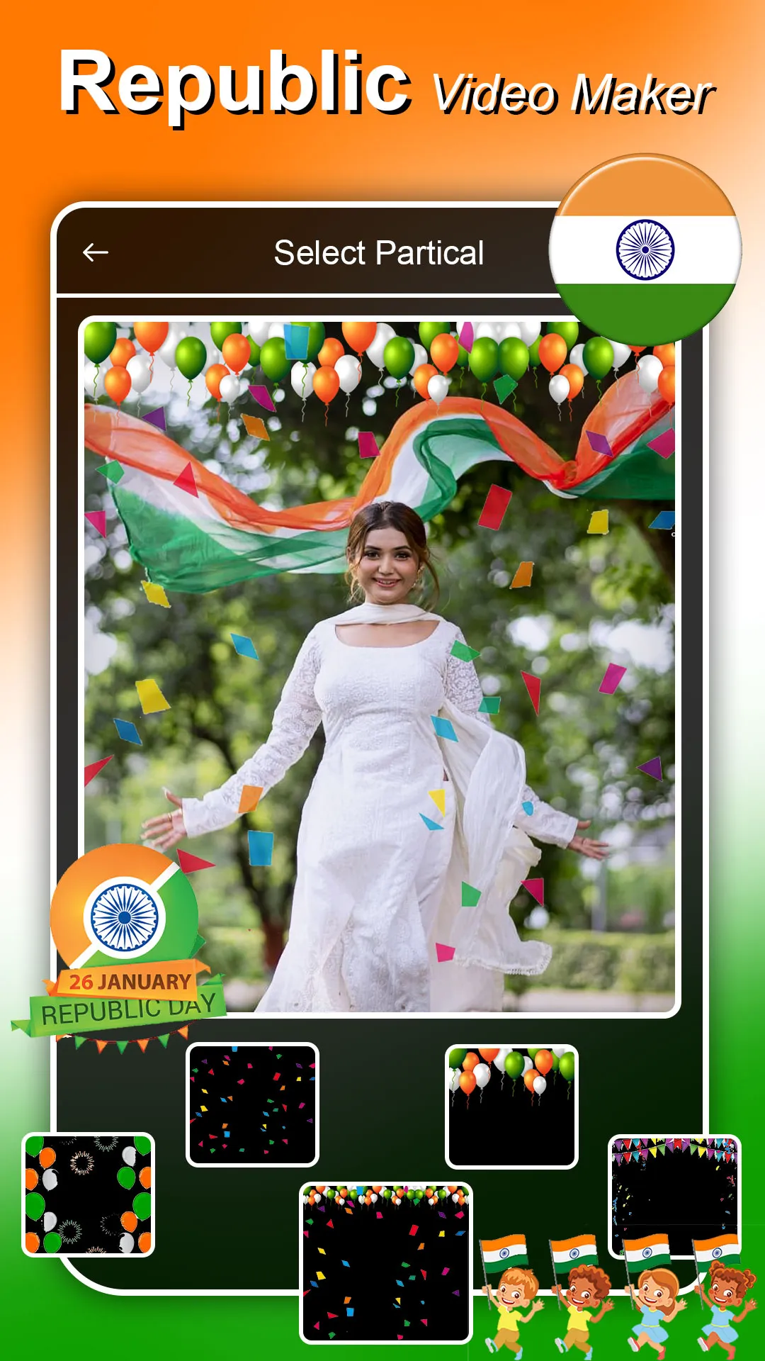 Republic Day Video Maker | Indus Appstore | Screenshot