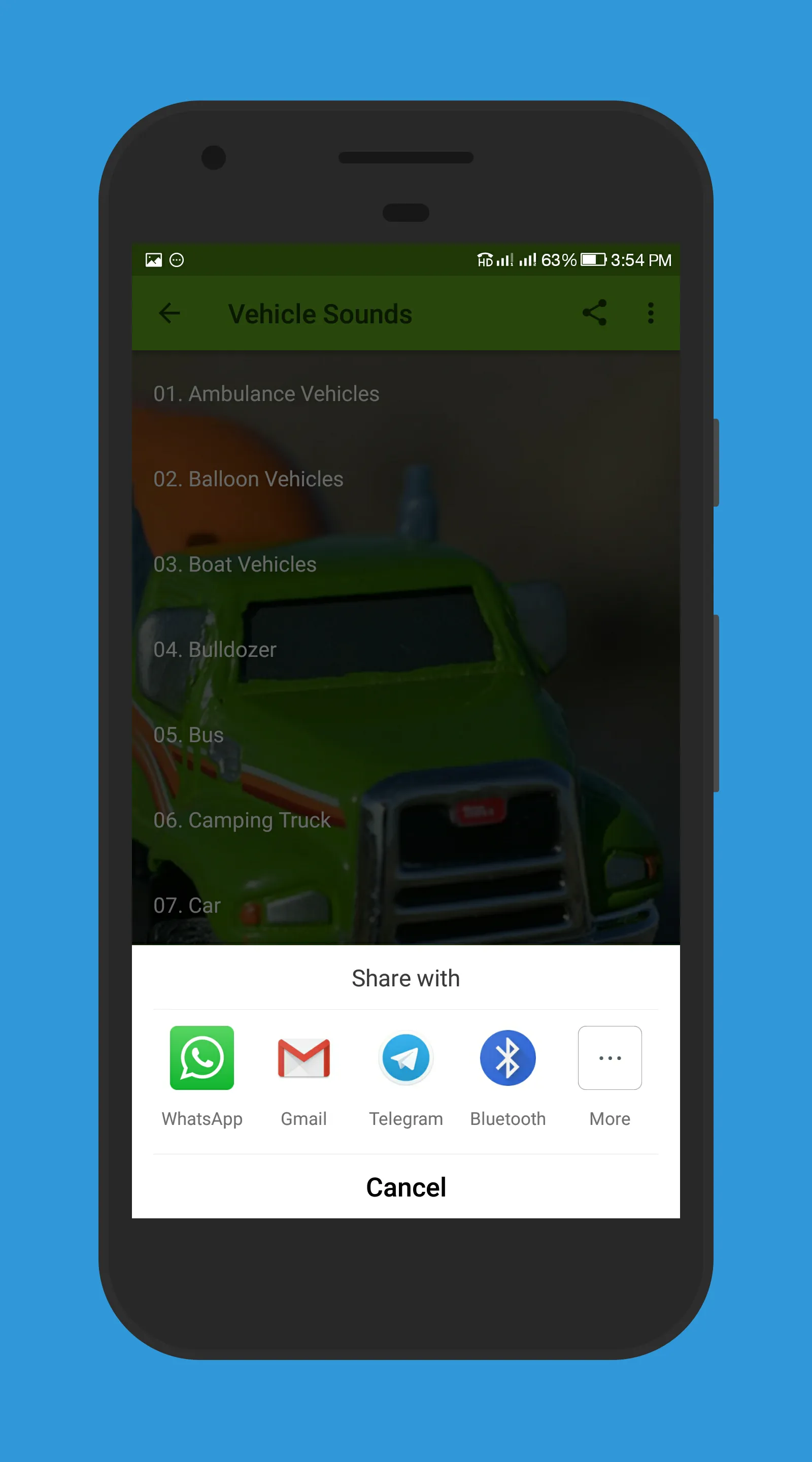 Vehicle Sounds | Indus Appstore | Screenshot