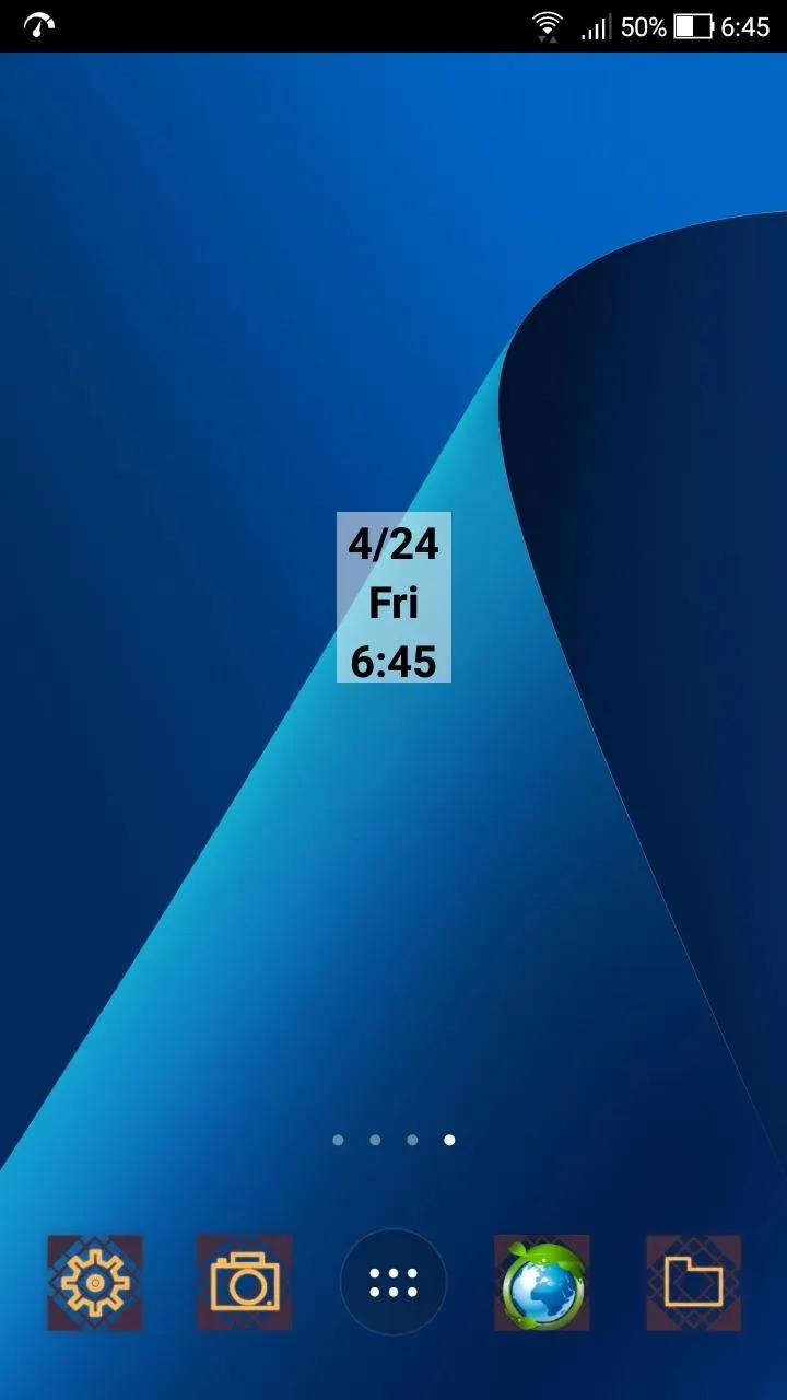 Digital Clock Widget | Indus Appstore | Screenshot