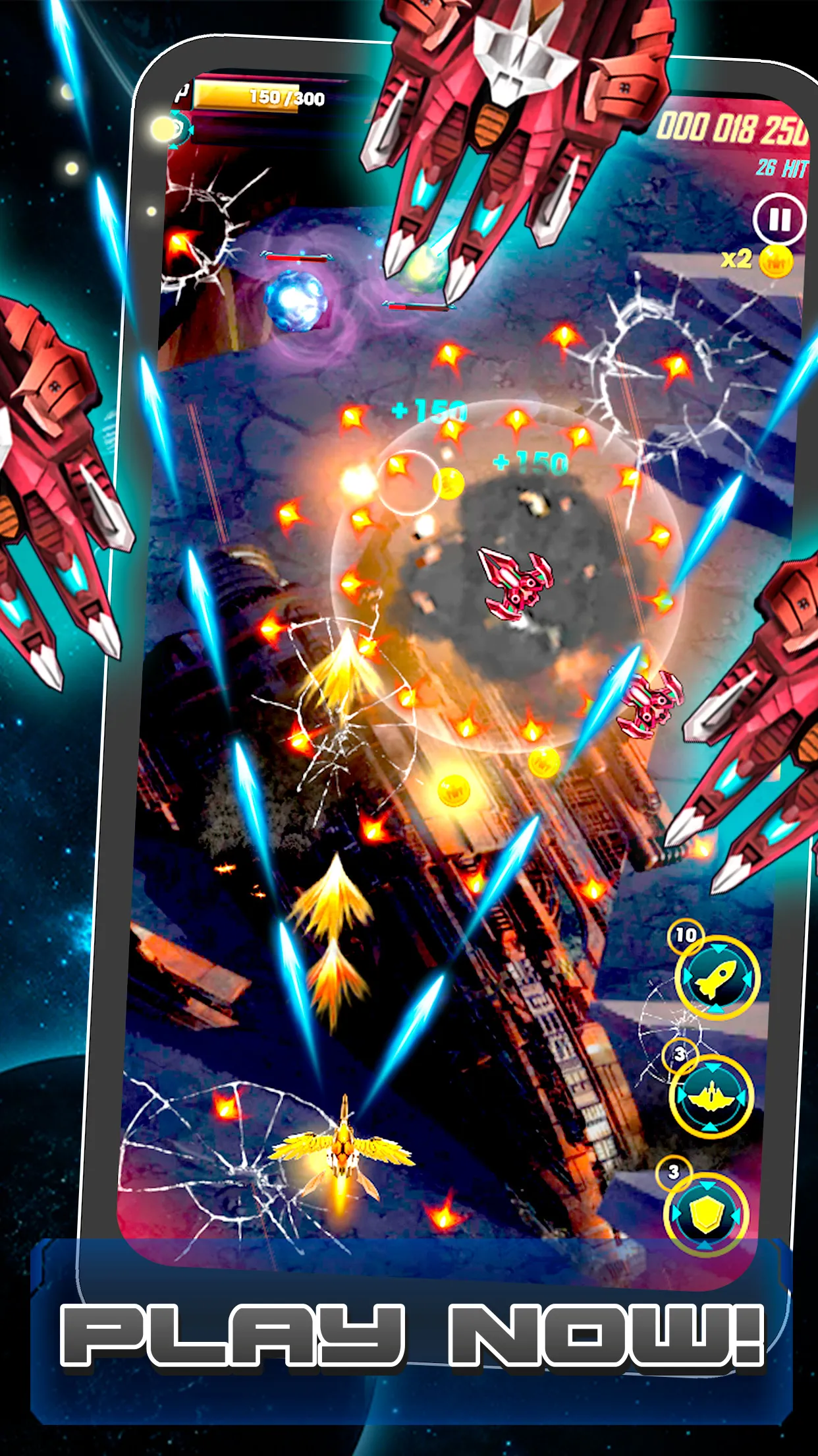 Galaxy Aliens Shooter 2024 | Indus Appstore | Screenshot