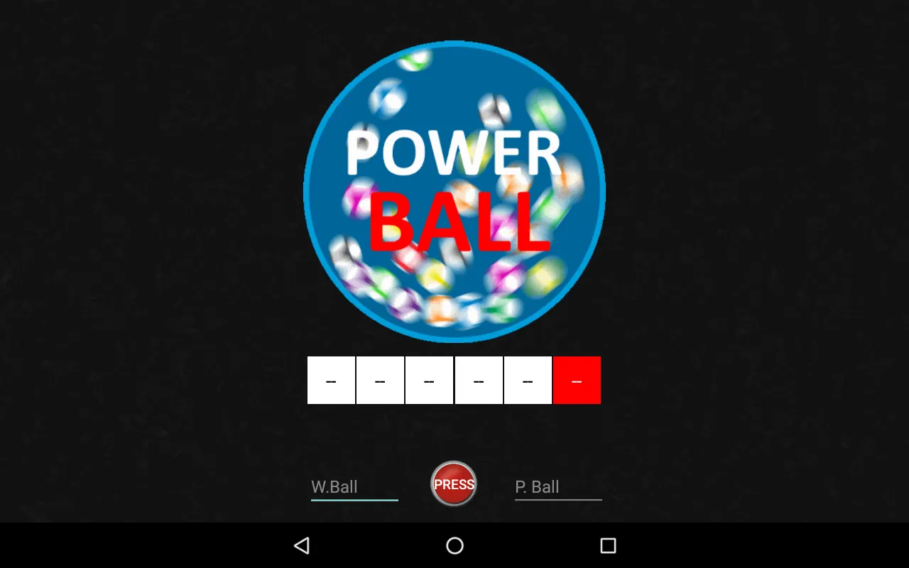 Powerball Lucky Generator | Indus Appstore | Screenshot