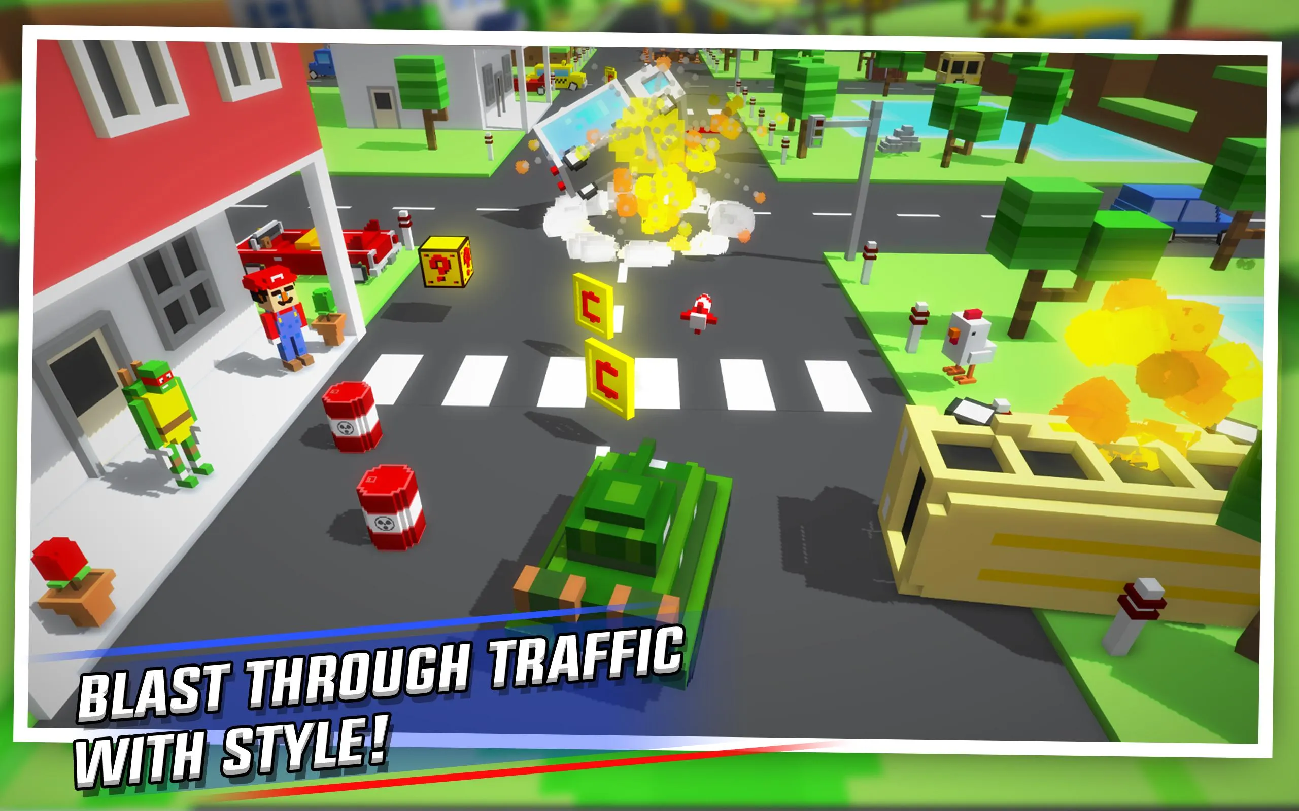 Crossy Brakes: Blocky Road Fun | Indus Appstore | Screenshot