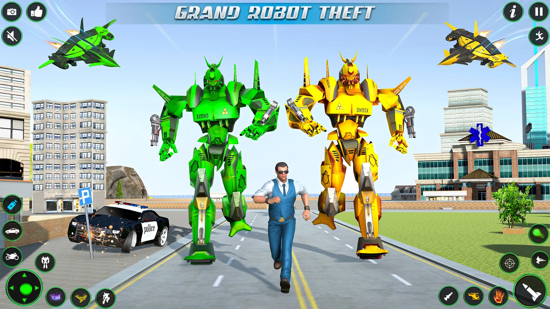 Stealth Robot Car Games 3d | Indus Appstore | Screenshot