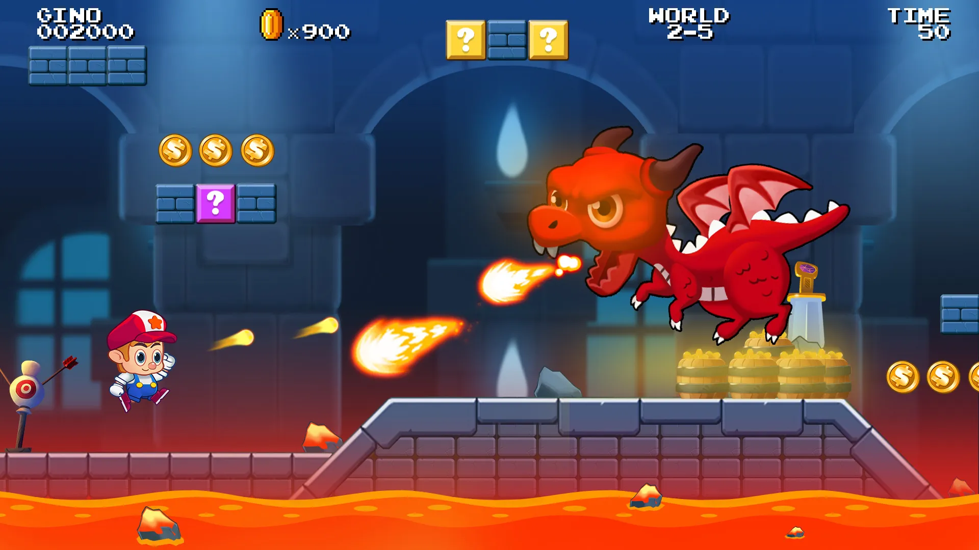 Super Gino Bros - Jump & Run | Indus Appstore | Screenshot