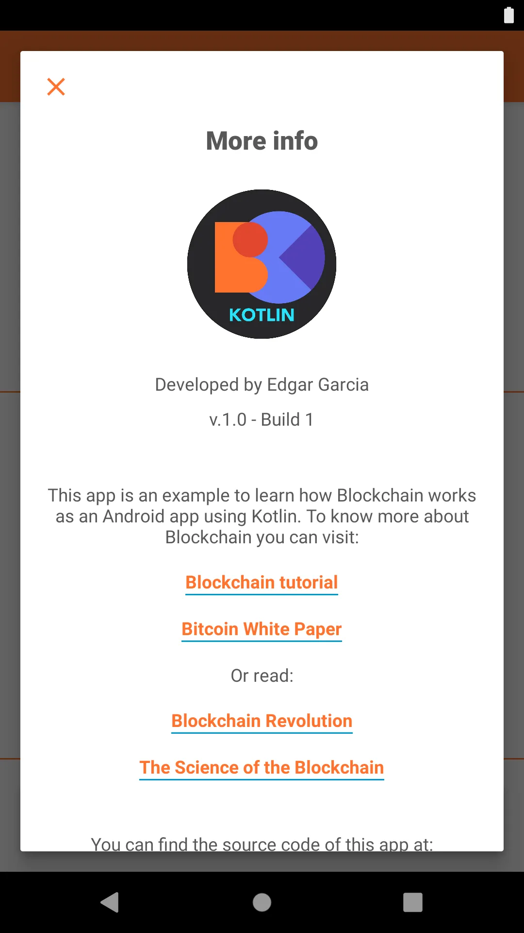 Blockchain with Kotlin | Indus Appstore | Screenshot