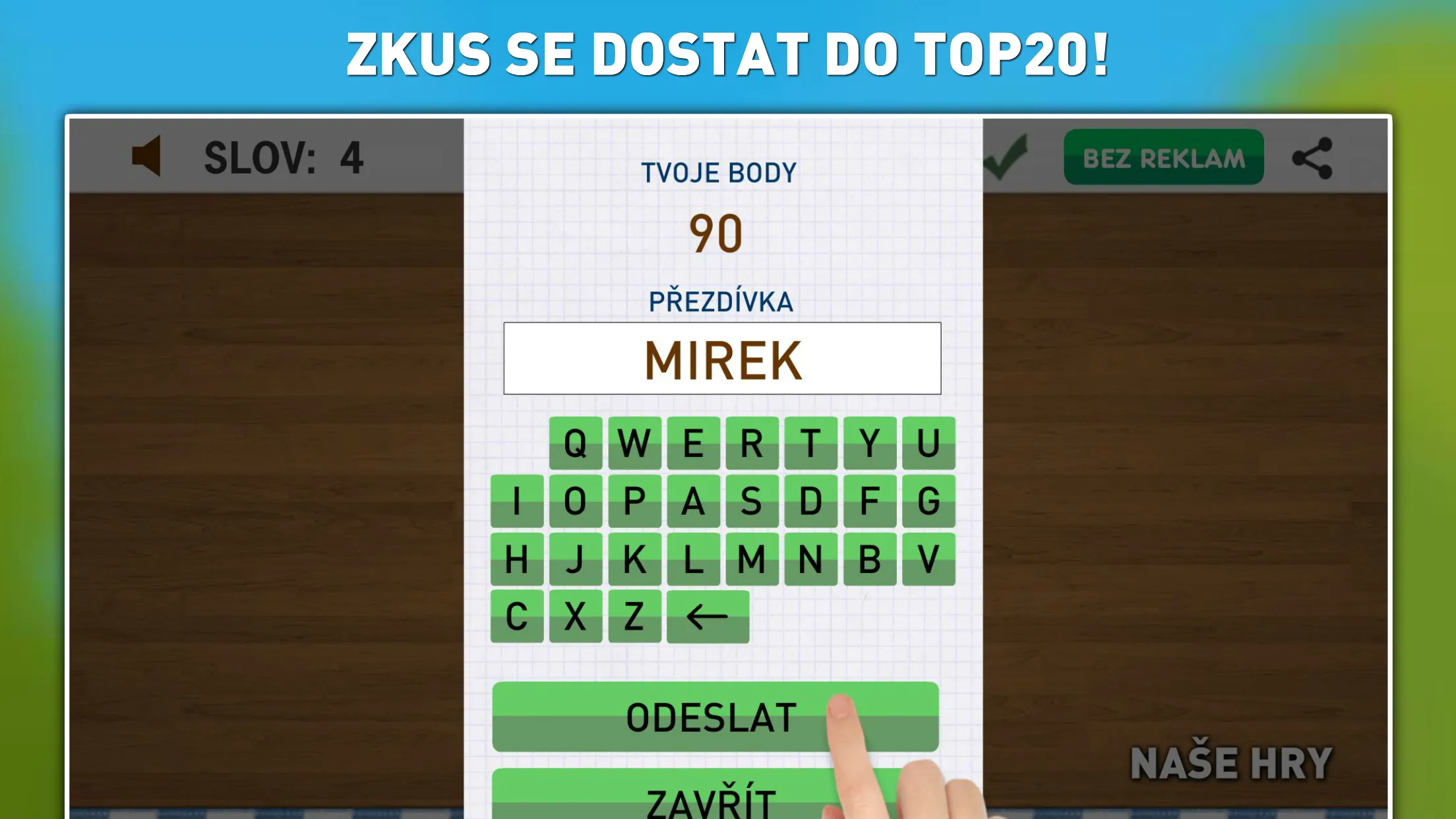 Slovní Mistr - Česká Hra | Indus Appstore | Screenshot