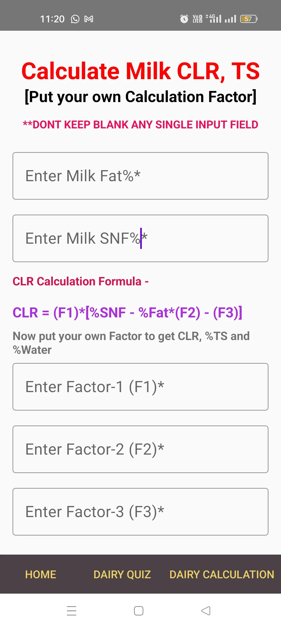 Dairy Calculation - All in One | Indus Appstore | Screenshot