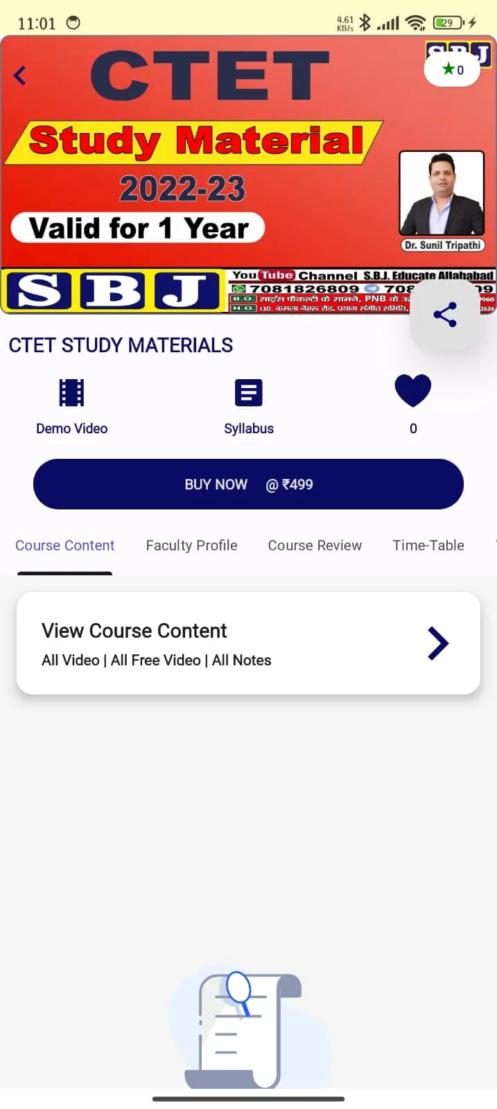 SBJ Educate - Live Classes | Indus Appstore | Screenshot