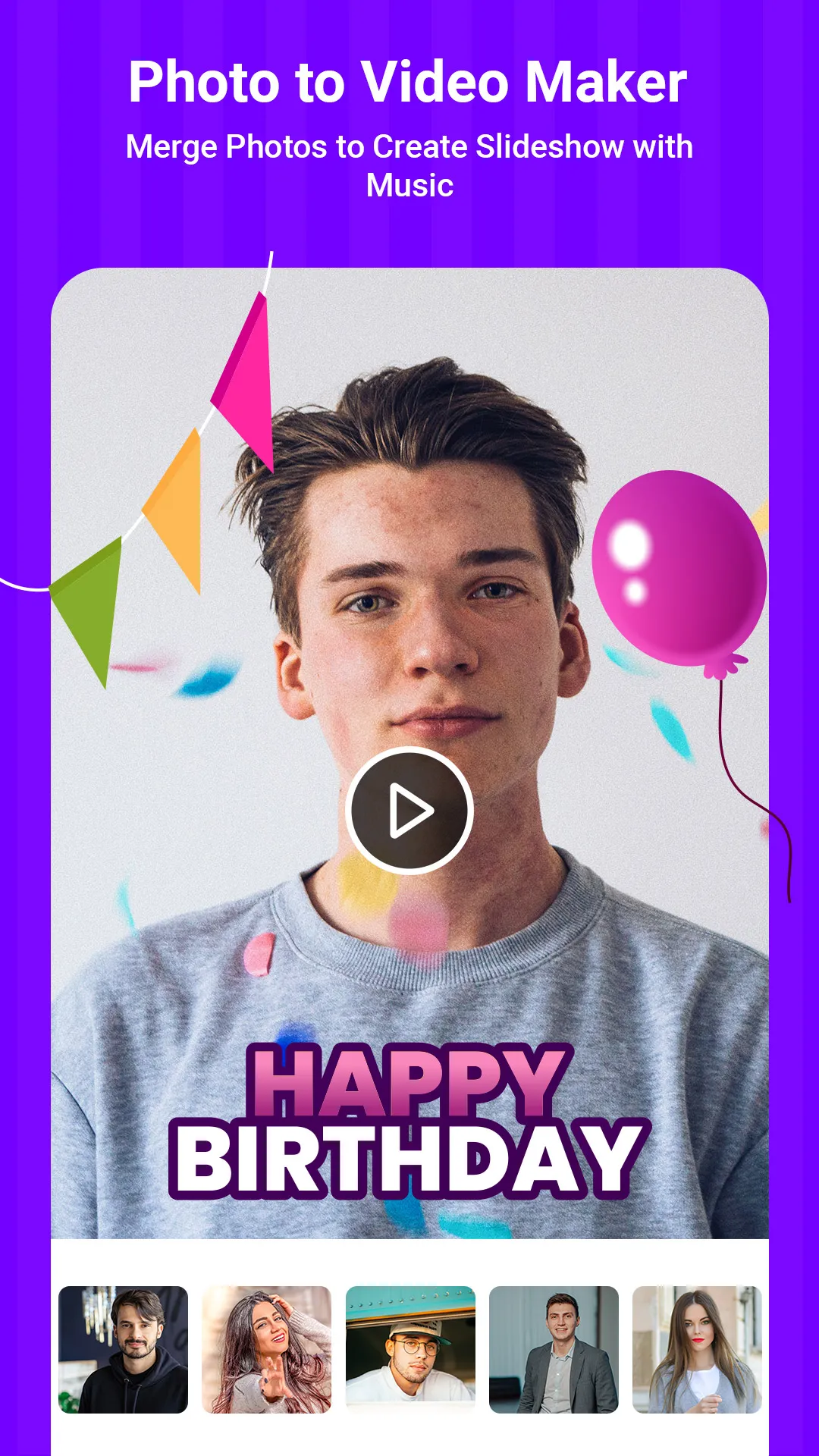 Birthday Video Maker | Indus Appstore | Screenshot