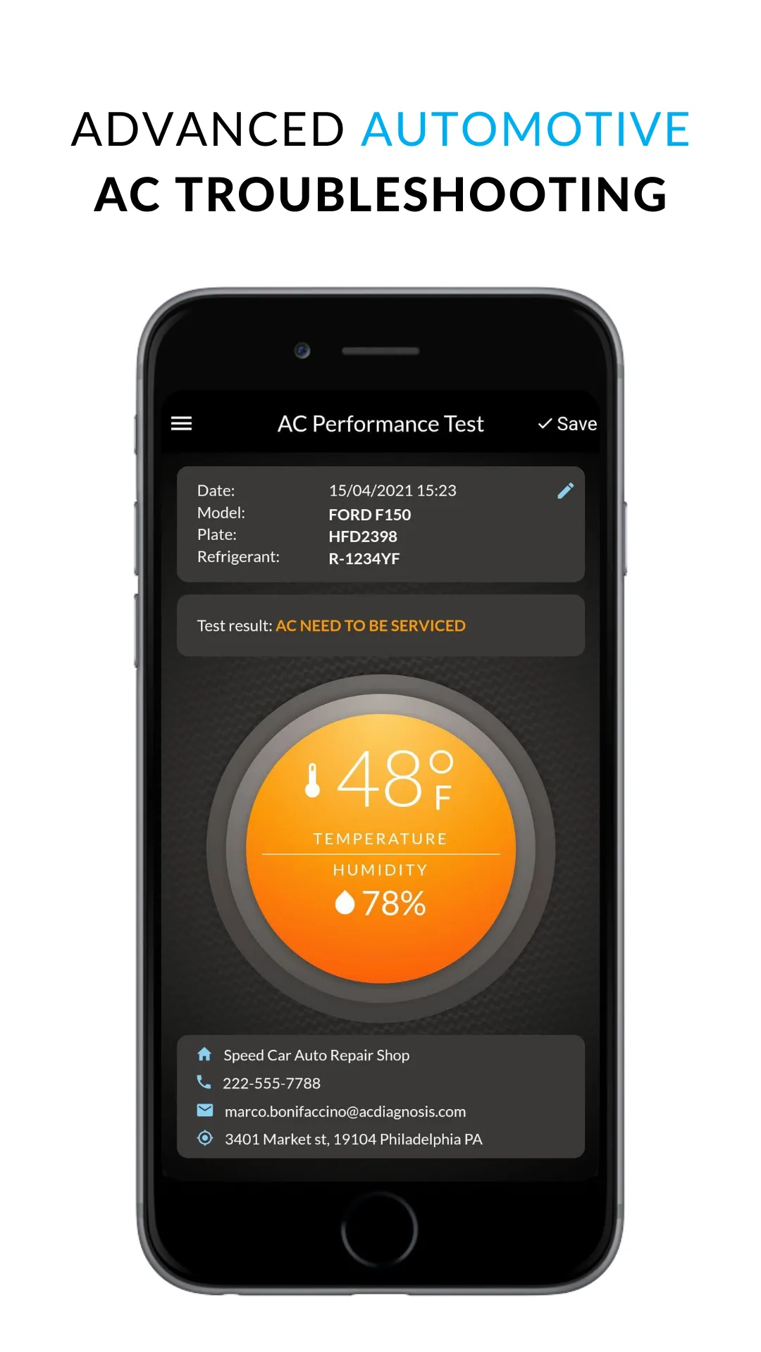 AC diagnosis Smart Sensor | Indus Appstore | Screenshot