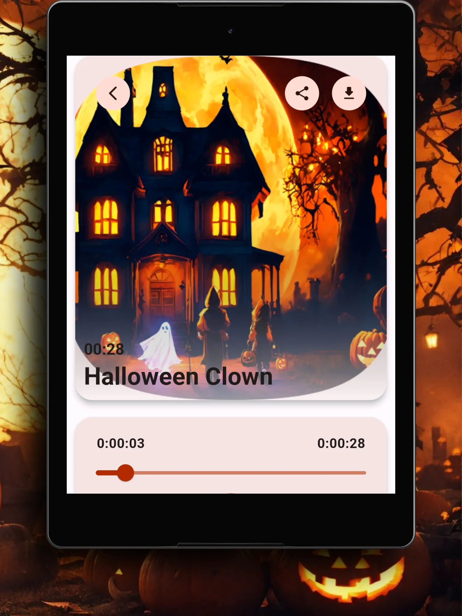 Halloween Ringtones | Indus Appstore | Screenshot