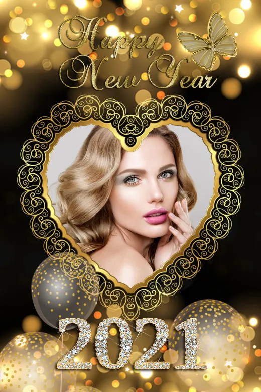 NewYear Wishes Photo Frames | Indus Appstore | Screenshot