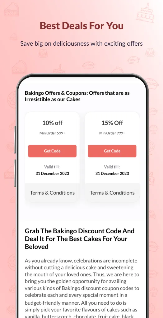 Bakingo: Online Cake Delivery | Indus Appstore | Screenshot