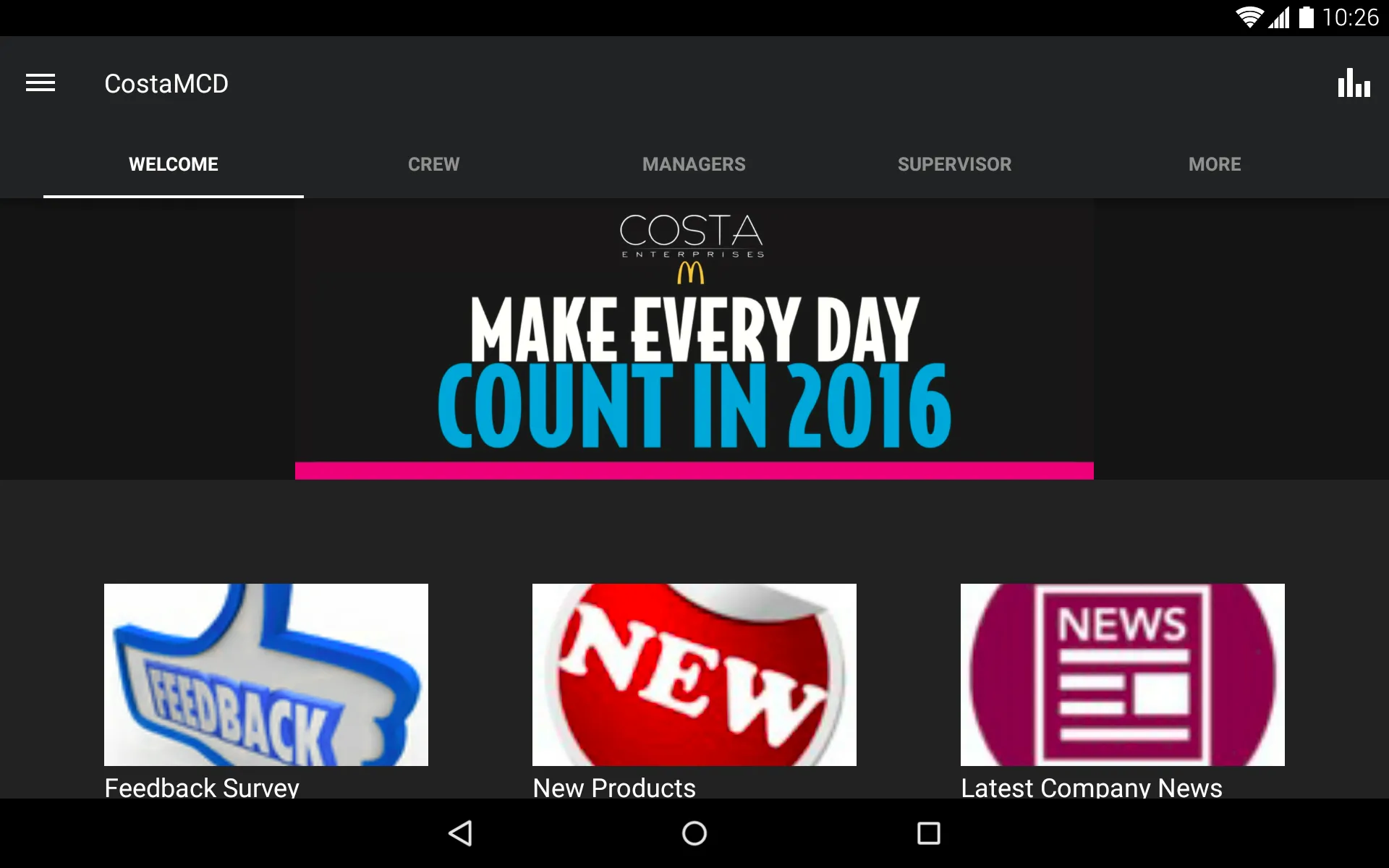 Costa Ent Employee App | Indus Appstore | Screenshot