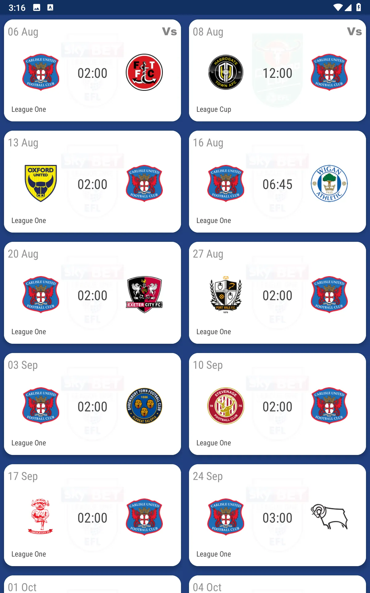 Carlisle United Fan App | Indus Appstore | Screenshot