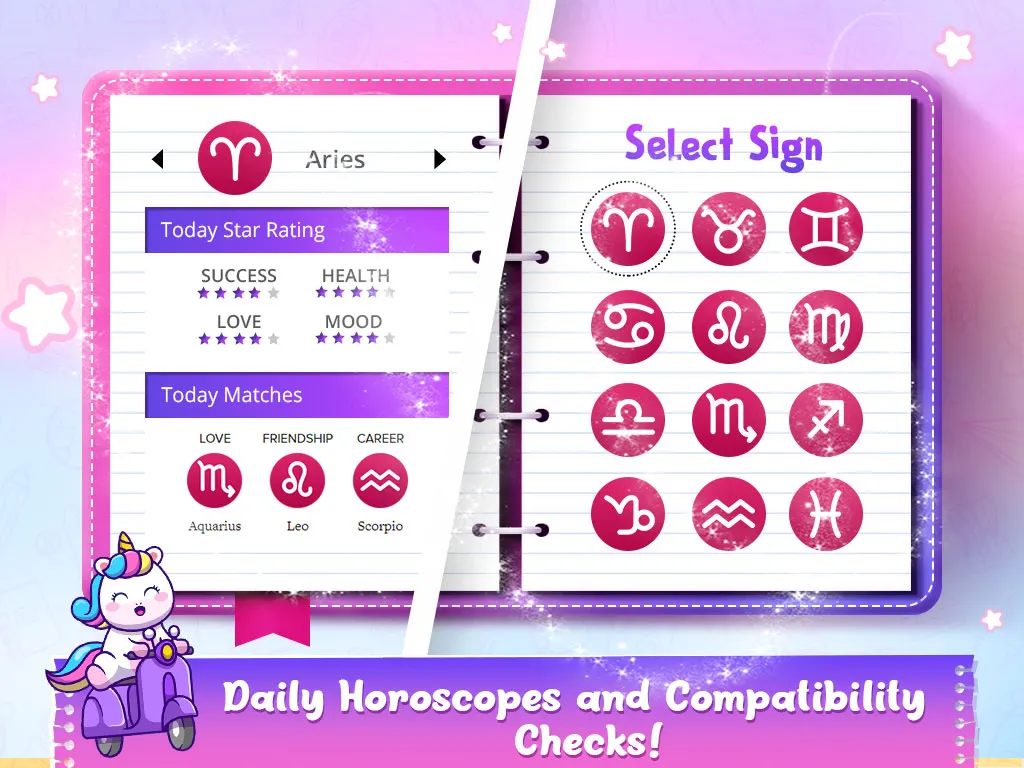 DIY Unicorn Girls Secret Diary | Indus Appstore | Screenshot