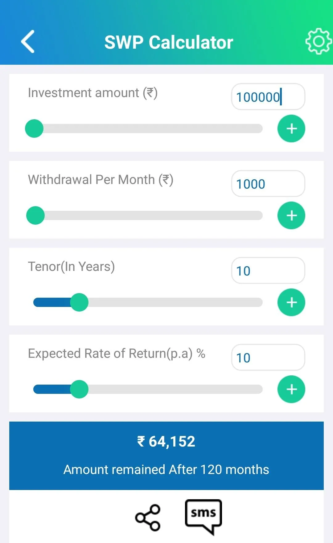 SIP Calculator - Your Mutual F | Indus Appstore | Screenshot