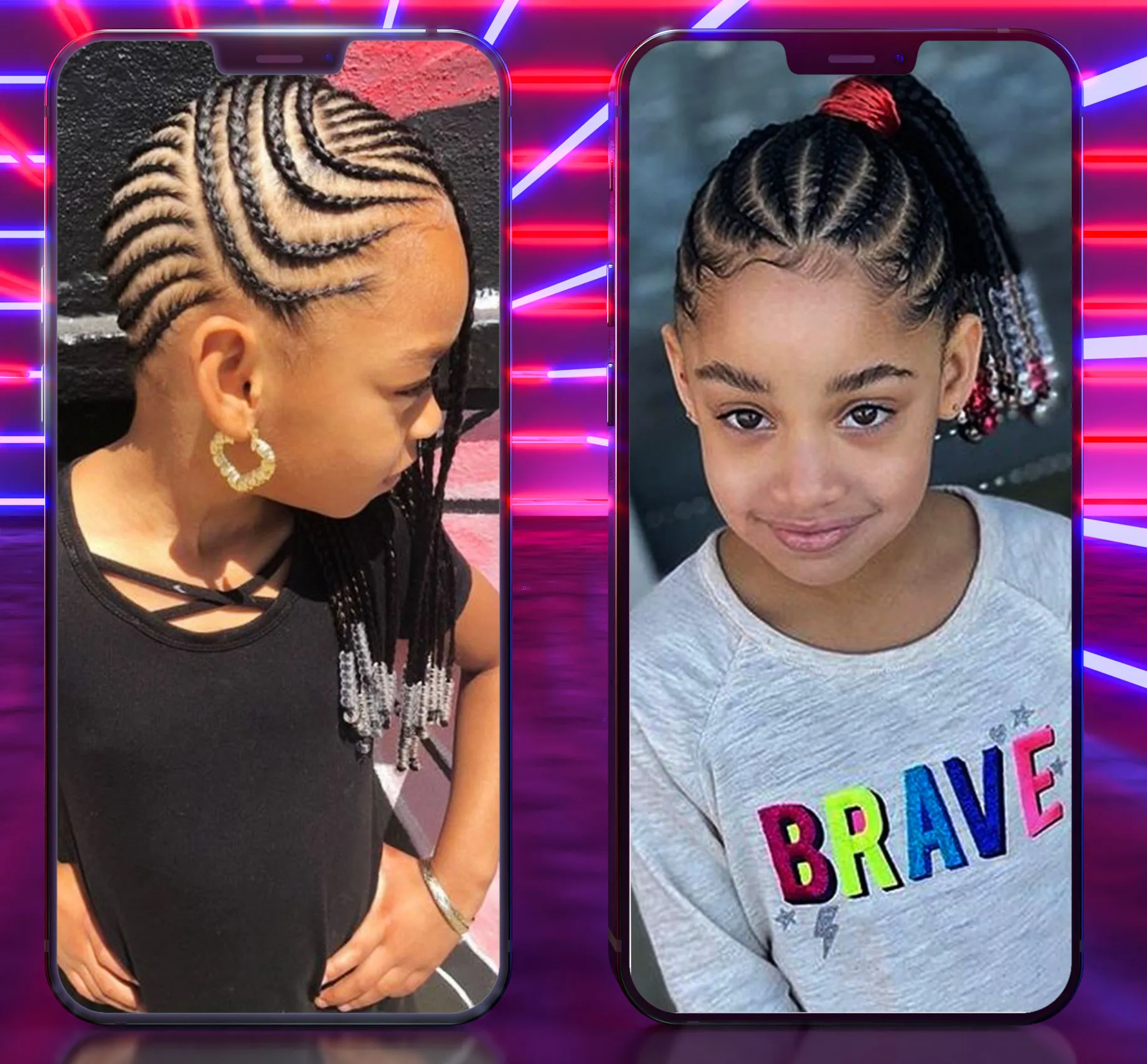 African Kids Braid Hairstyle | Indus Appstore | Screenshot