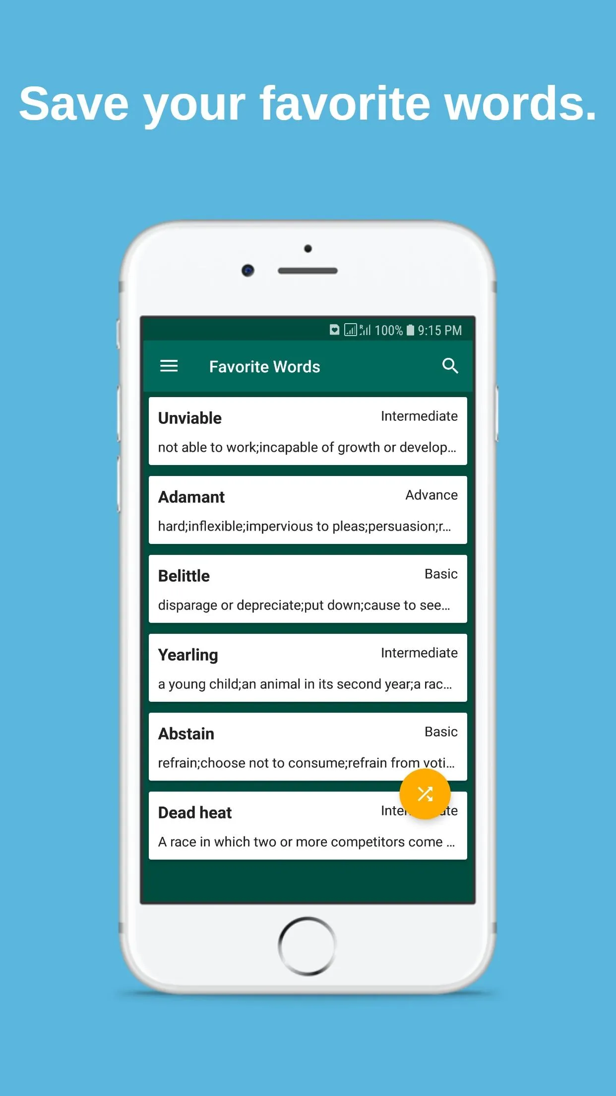 English Vocabulary builder app | Indus Appstore | Screenshot