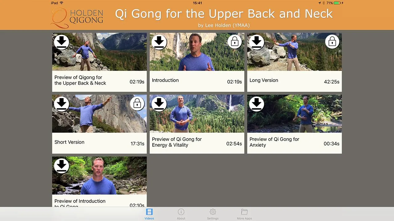 Qi Gong for Upper Back & Neck | Indus Appstore | Screenshot