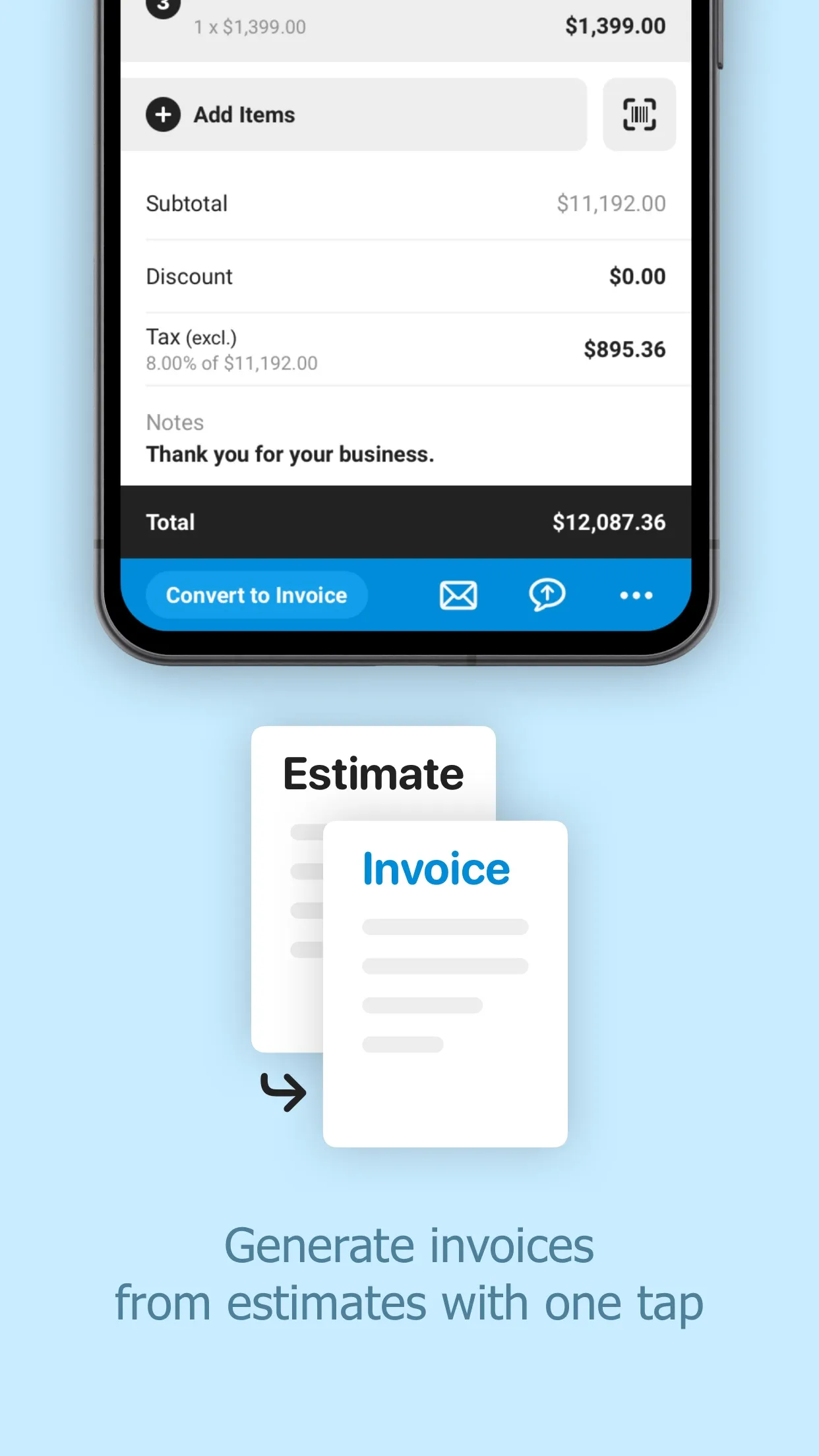 Invoice Maker - Tiny Invoice | Indus Appstore | Screenshot