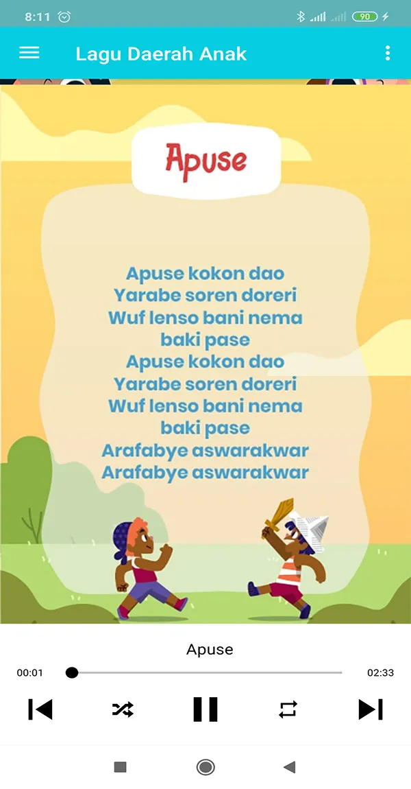 Lagu Daerah Anak Indonesia | Indus Appstore | Screenshot