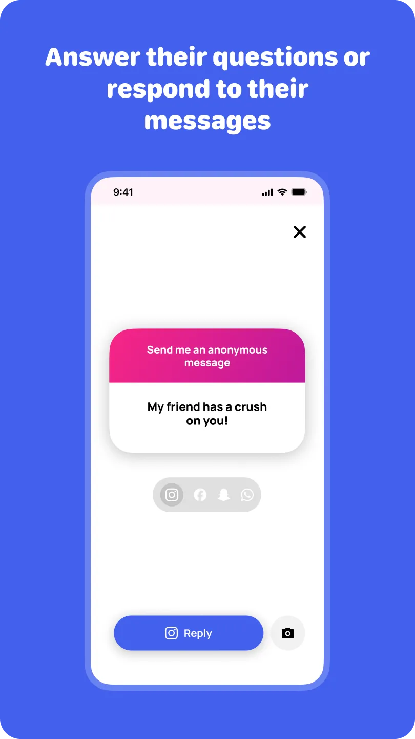 Buzzl - Send anonymous message | Indus Appstore | Screenshot