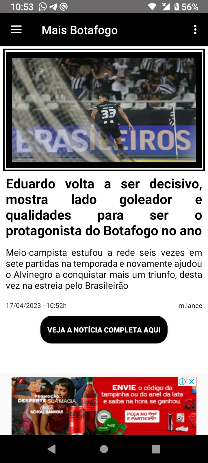 Mais Botafogo o Glorioso | Indus Appstore | Screenshot