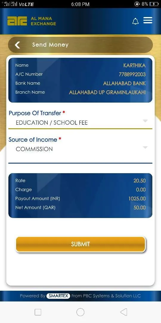 ALMANA EXCHANGE CO WLL | Indus Appstore | Screenshot