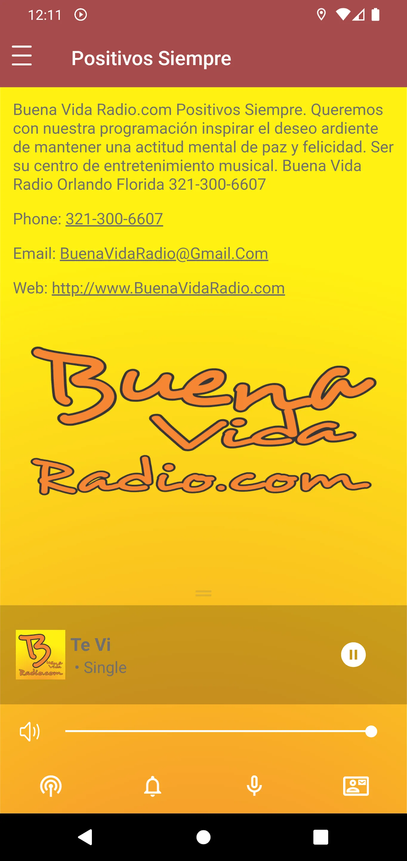 Buena Vida Radio | Indus Appstore | Screenshot