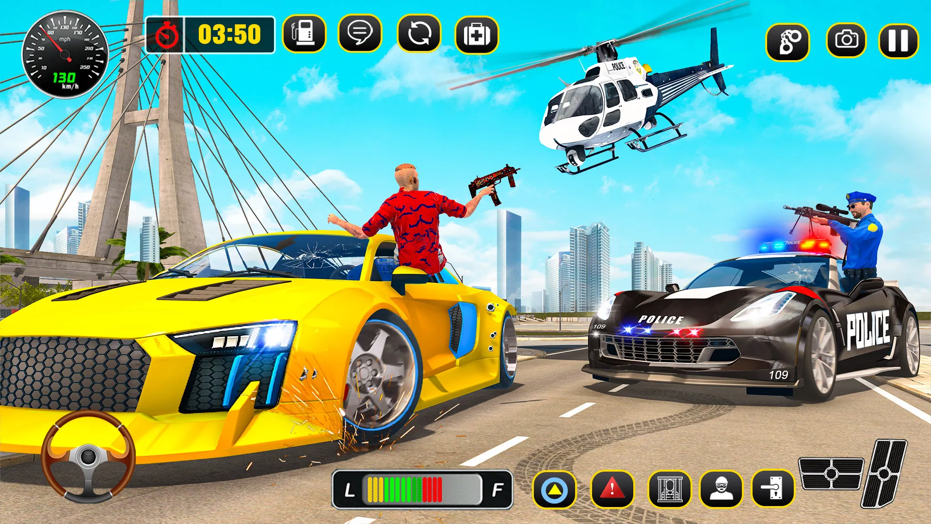 Police Helicopter: Thief Chase | Indus Appstore | Screenshot