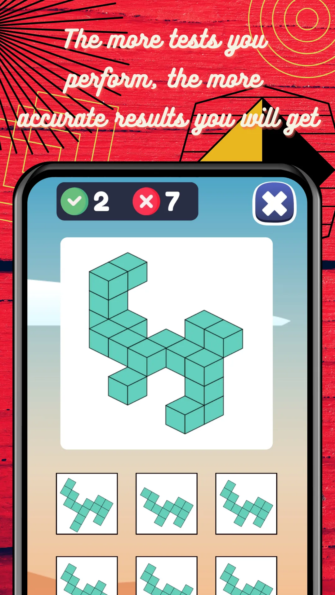IQ Test: Logic brain training | Indus Appstore | Screenshot