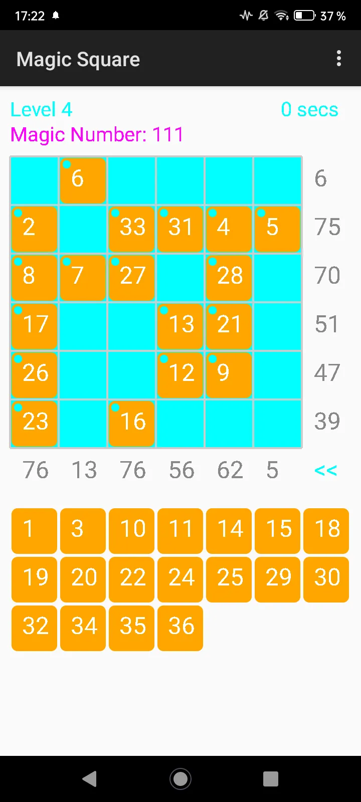 Magic Square - Math Game | Indus Appstore | Screenshot