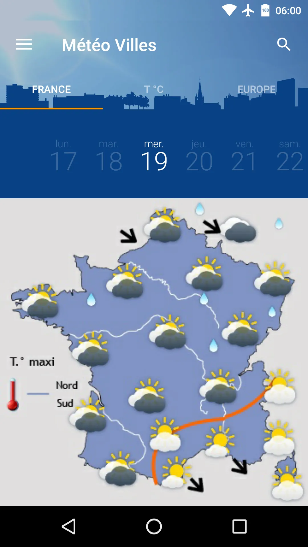 Météo Villes | Indus Appstore | Screenshot