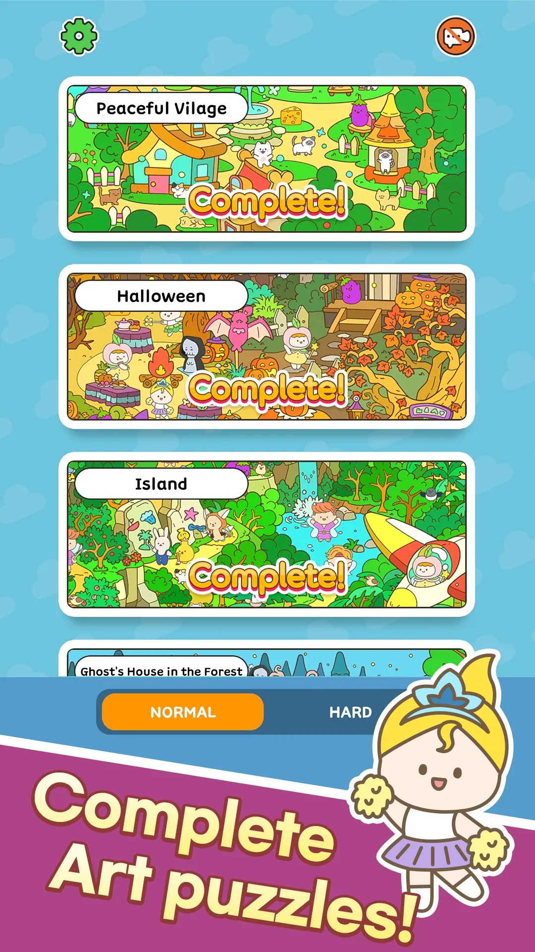 Sticker Town Puzzle:Color Book | Indus Appstore | Screenshot